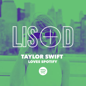 Taylor Swift Loves Spotify